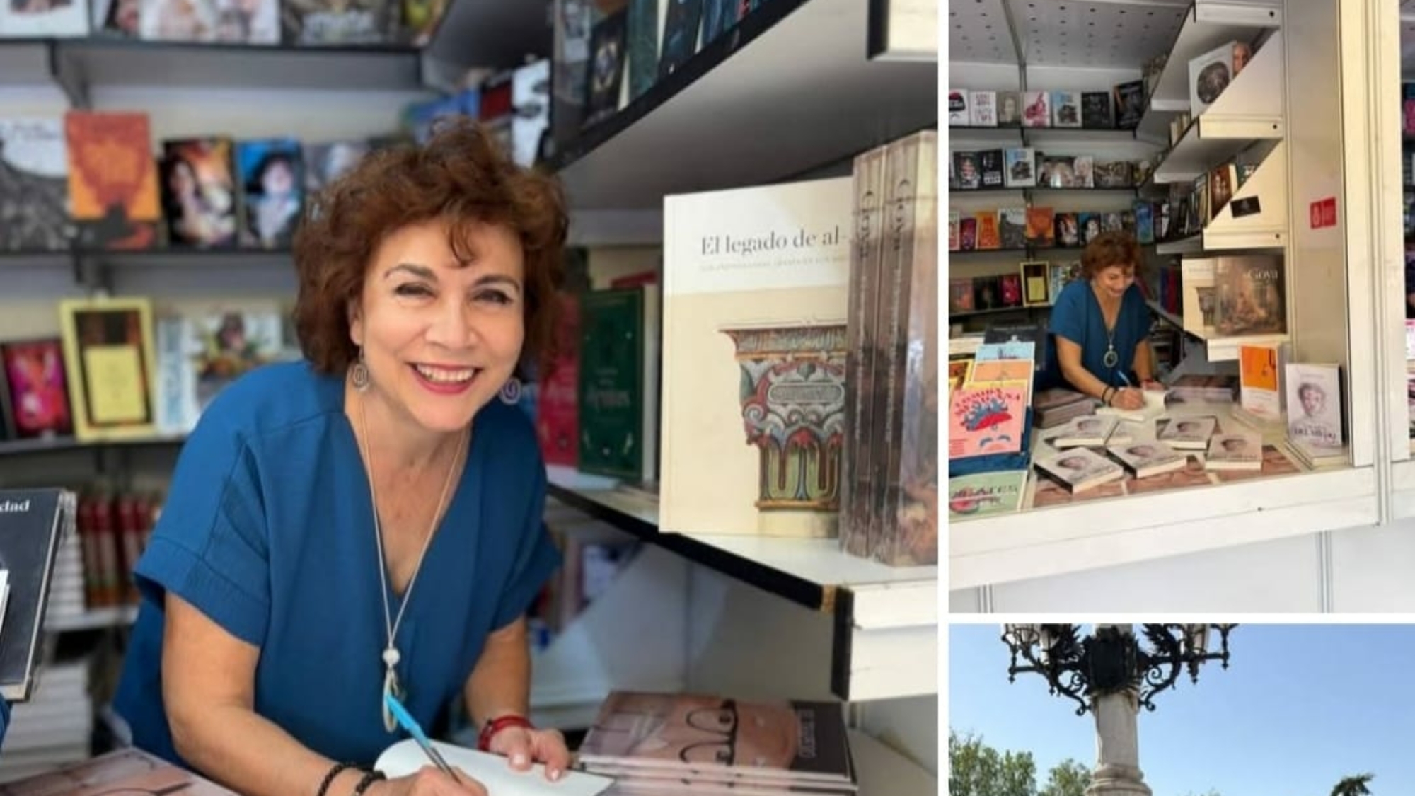 Ana María Tomás en la Feria del libro de Madrid