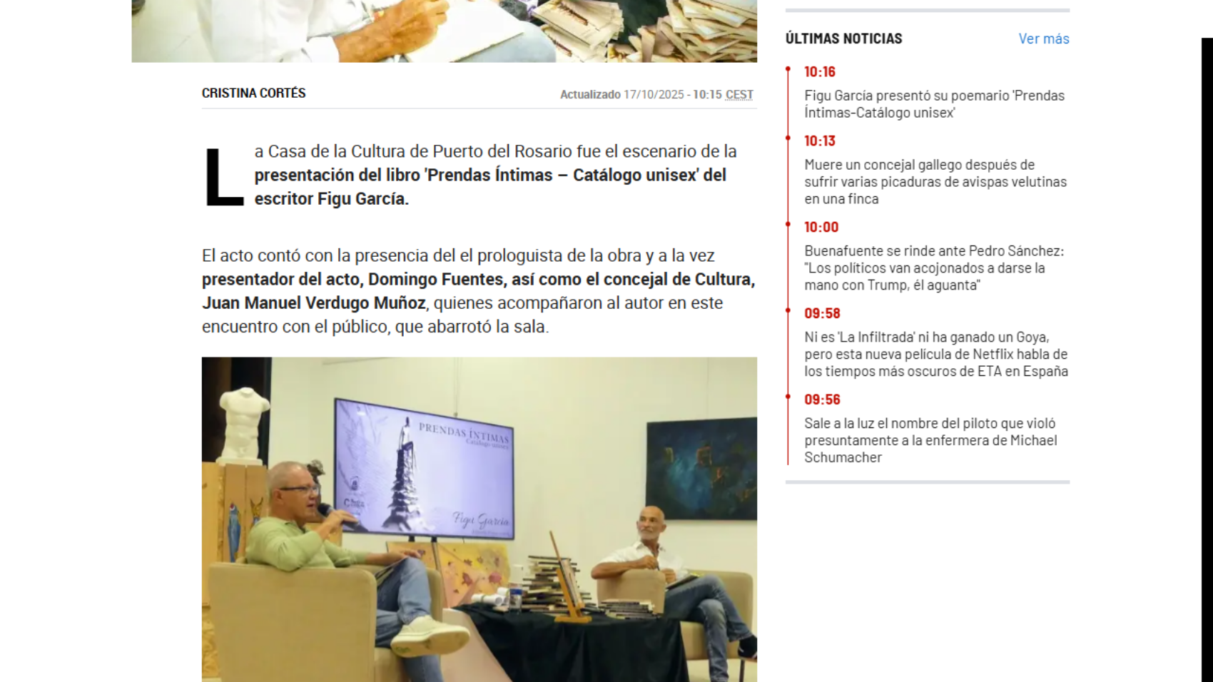 FireShot Capture 027 - Figu García presentó su poemario 'Prendas Íntimas-Catálogo unisex'_ - [www.marca.com]