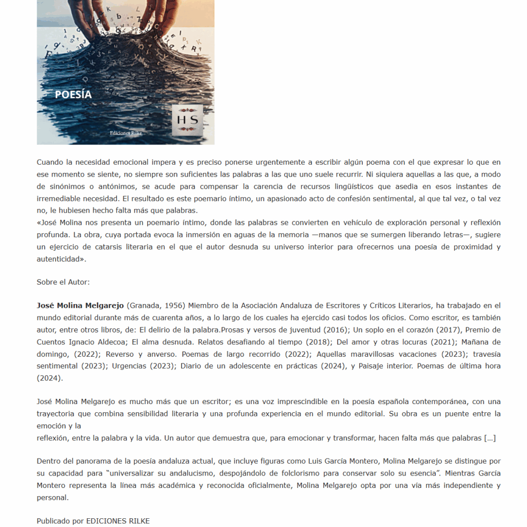 Reseña en Hojas sueltas